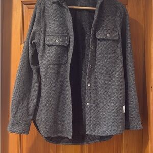 Women's Gray Button-Up Jacket
